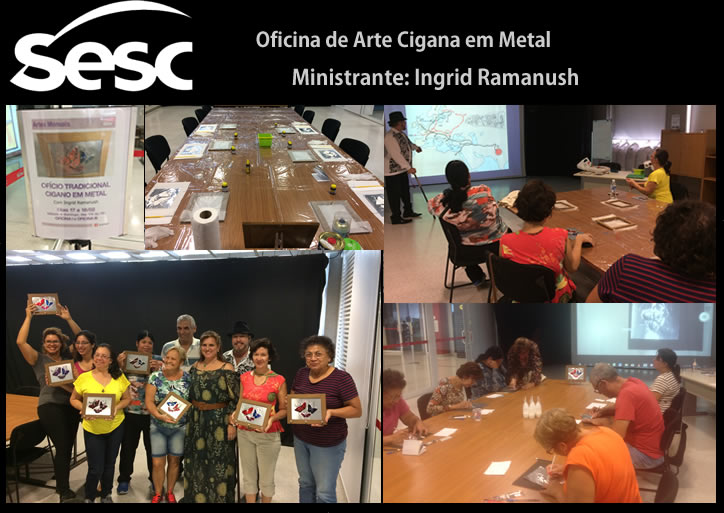 Oficina de Arte Cgana em Metal - Ingrid Ramanush